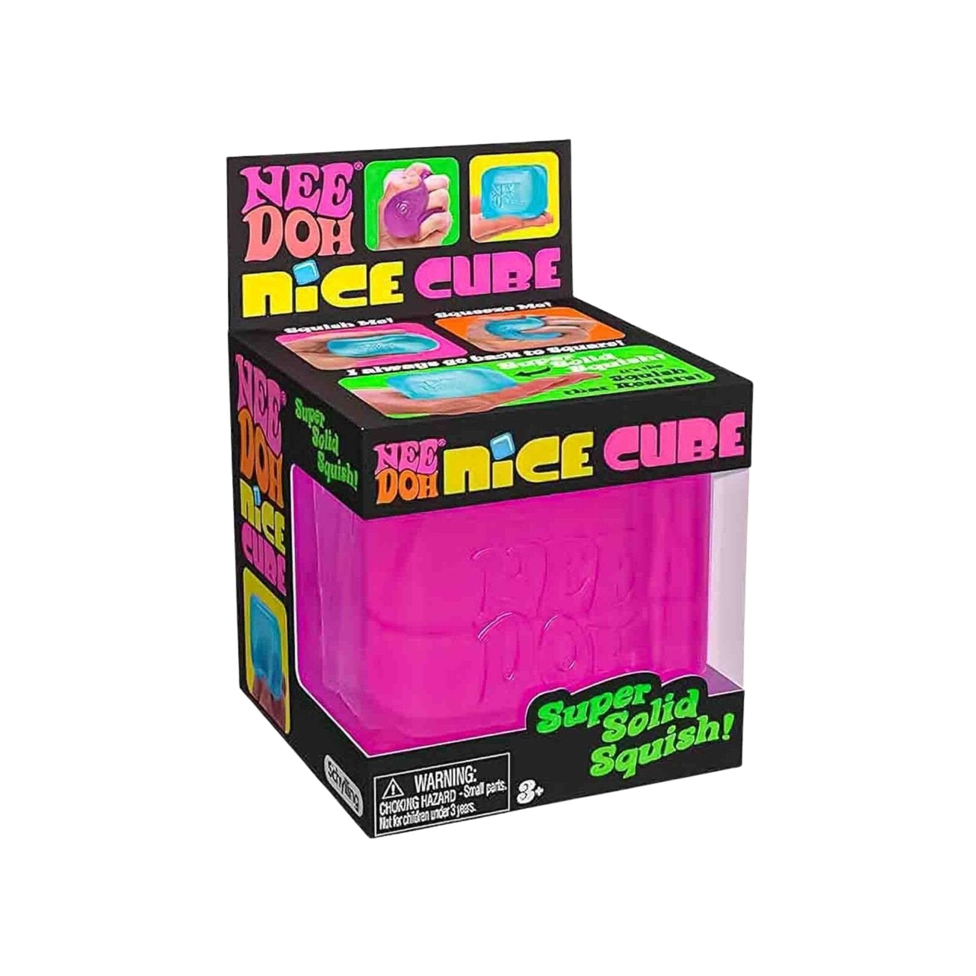 NeeDoh Nice Cube Sensory Squishy Yumuşak Duyusal Stres Oyuncağı | Pembe